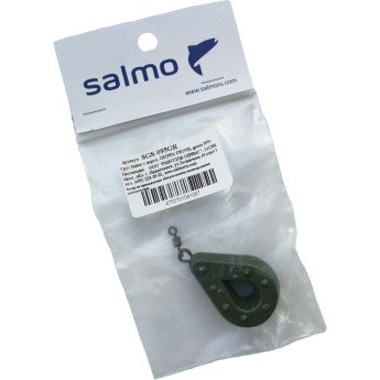 Груз SALMO с вертлюгой Grippa Swivel green 095г